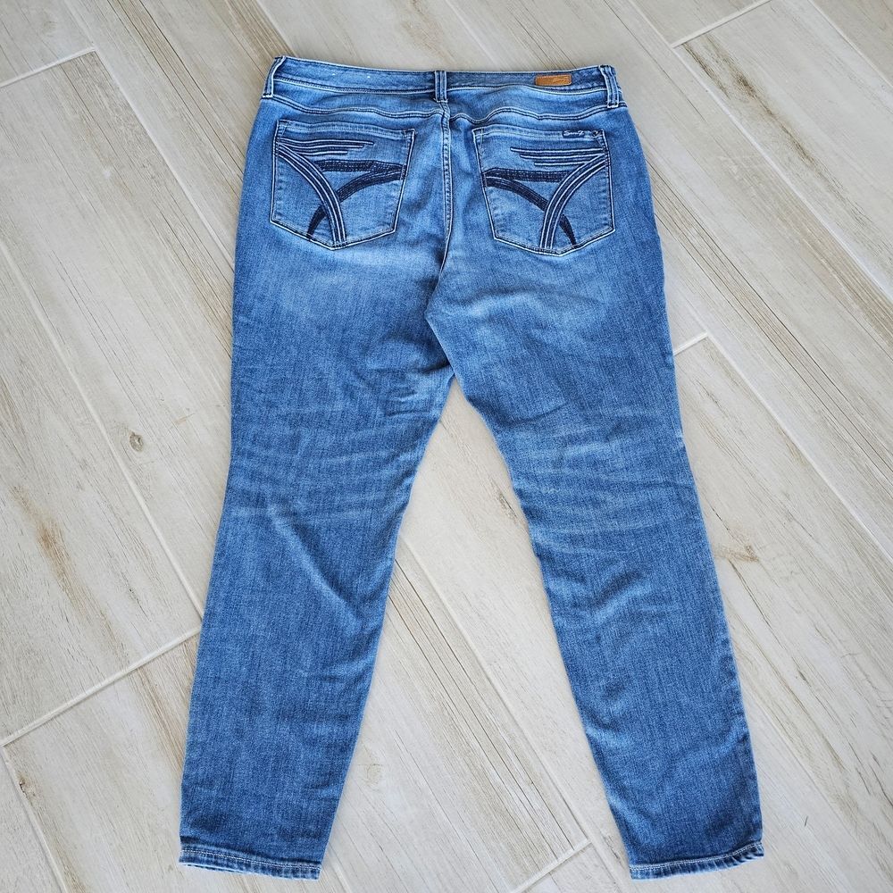 Seven7 Women's Denim Skinny Jeans Size 18 Non Distressed - Picture 3 of 8
